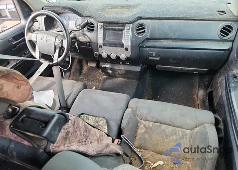 2014 Toyota Tundra Double Cab Sr из США, поврежденный, VIN 5TFUW5F17EX390929